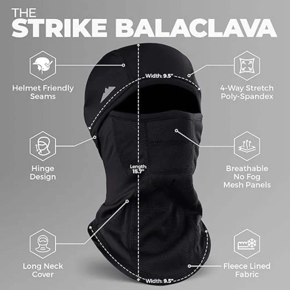 Winter Balaclava Sheisty Ski Mask Unisex Headwear Gear